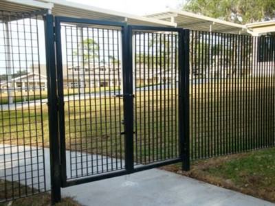 STEEL SECURITY FENCE AND GATES